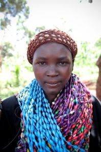 This woman is an artisan from a group in Uganda that feeds, educates, and encourages orphaned and vulnerable children and families in Uganda.